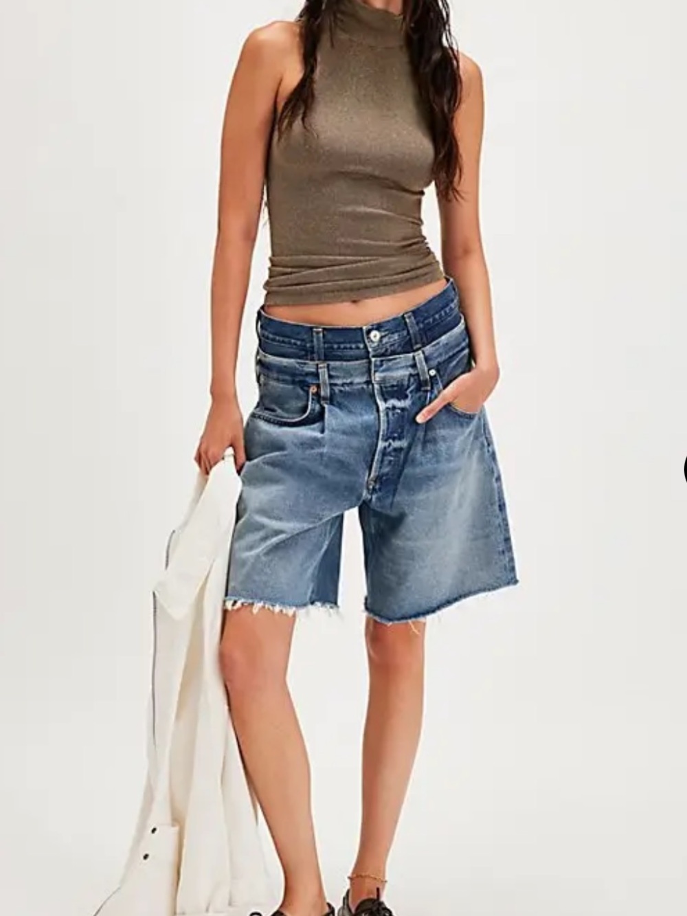 NWT* Citizens of Humanity Mori Corset Short in Andromeda; size 23. TAG IS TORN